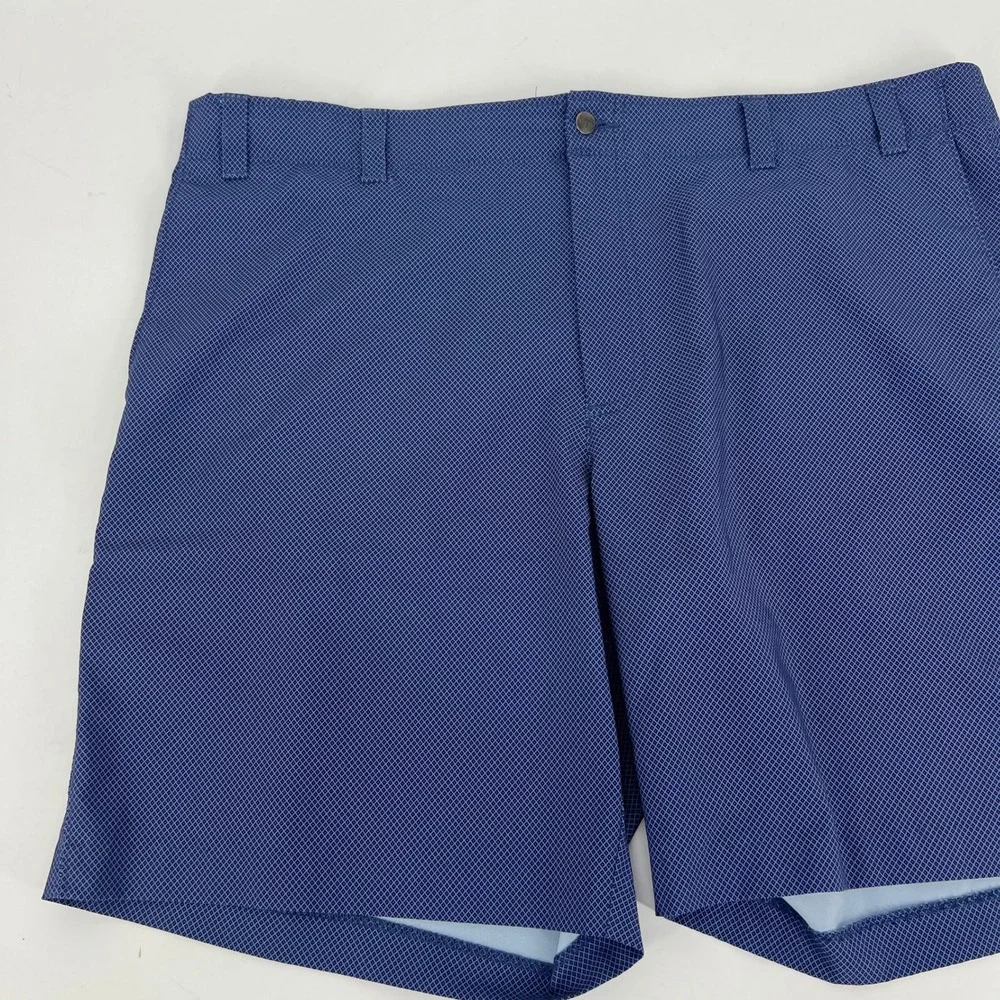 Callaway Mens Golf Shorts Blue Micro Dot Pattern Performance Stretch Size 42‎